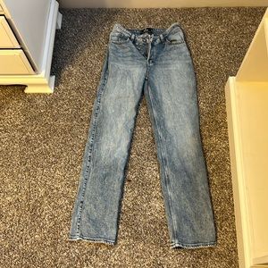 High rise jeans